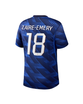 Billige Fotballdrakt Frankrike Warren Zaire-Emery #18 Replika Hjemmedrakt VM 2026 Kortermet